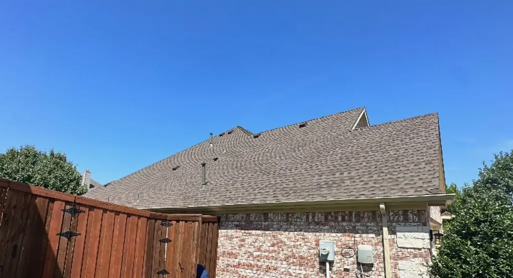 Completed roof replacement project in Findlay